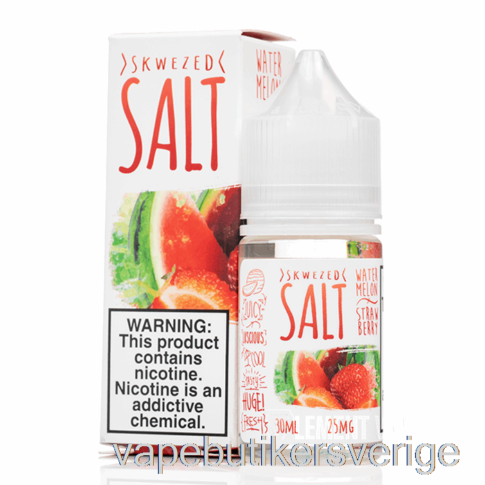 Vape Sverige Vattenmelon Jordgubb - Skwezed Salter - 30ml 50mg